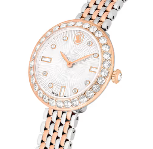 Certa Rose Gold and Silver Watch