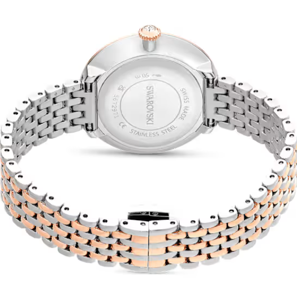 Certa Rose Gold and Silver Watch