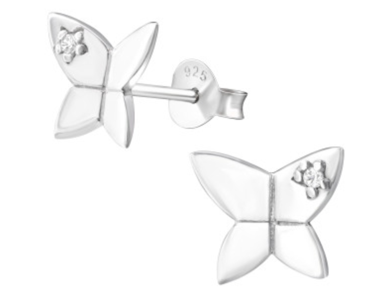 Childrens silver earrings deals