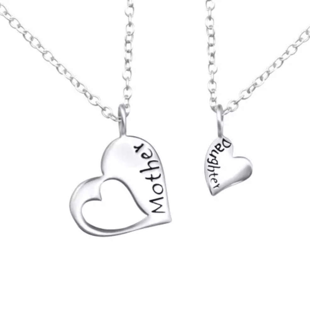 Matching Mother and Daughter Necklace Set
