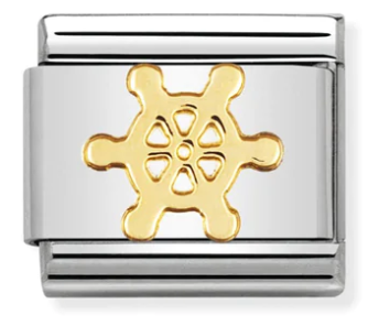 Sports - Boatwheel Gold Charm