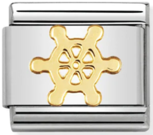 Sports - Boatwheel Gold Charm