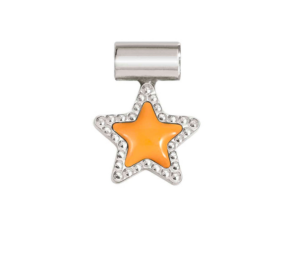 Seimia - Orange Star Silver Pendant