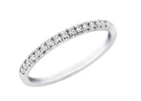 Emma White Gold Wedding Band