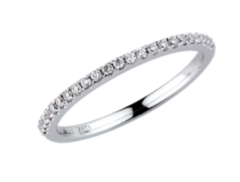 Stella White Gold Diamond Wedding Band