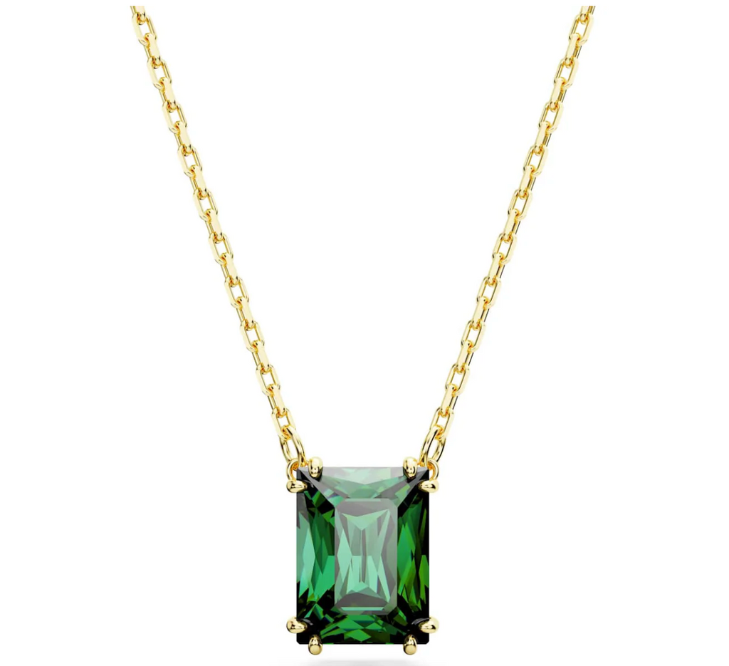 Matrix Green Gold Necklace
