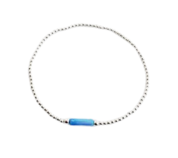 10mm Tube Opalite Bracelet - 2 colours