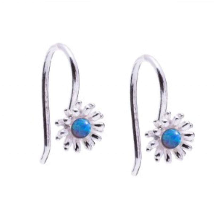 Opalite Flower Drop Earrings
