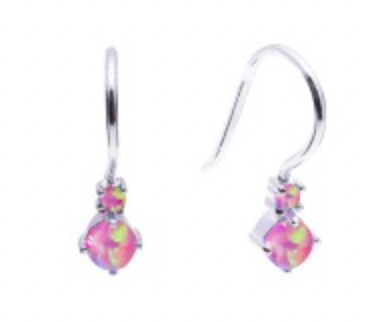 2 piece Pink Opalite Drop Earring