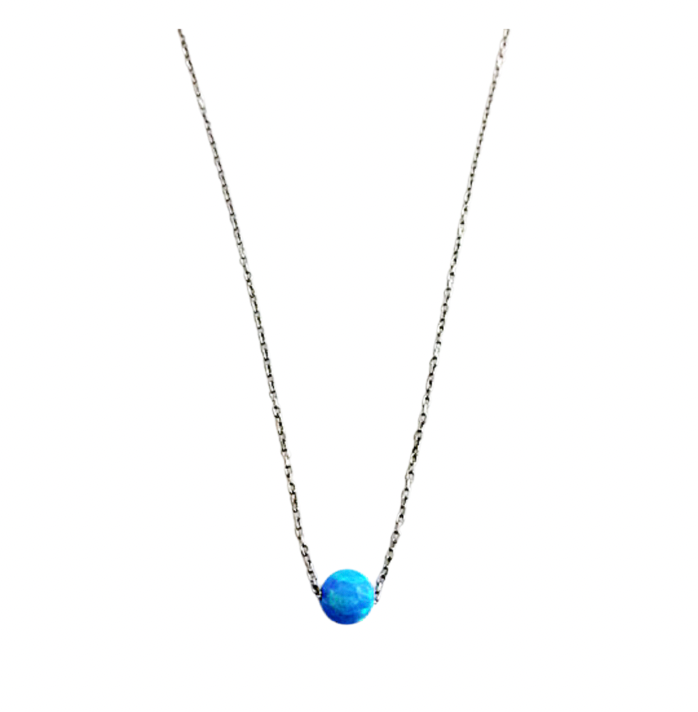 4mm Opal Beaded Necklace - 2 colours