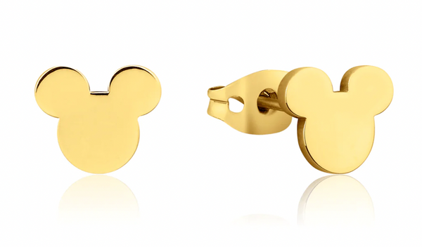 Mickey Mouse Plain Stud Earrings - 2 colours