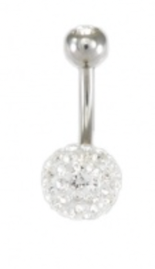 Sparkler Crystal Belly Bar - 3 designs