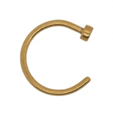 Gold 8mm Body Hoops