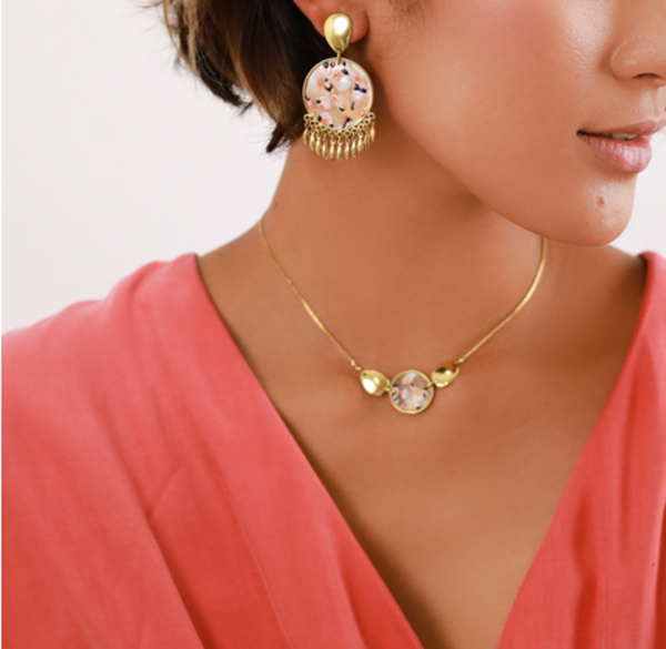 LEONA Inverted Drop Stud Earrings