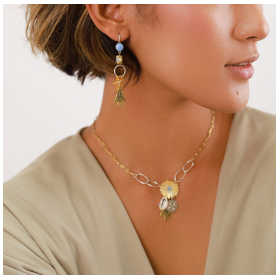 JUSTINE Dangled French Hook Earrings