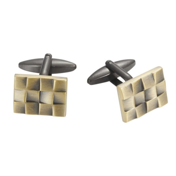 Burnish Gold Plated Cufflinks