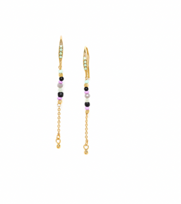 GABRIELLE Crytallized Hook Earrings