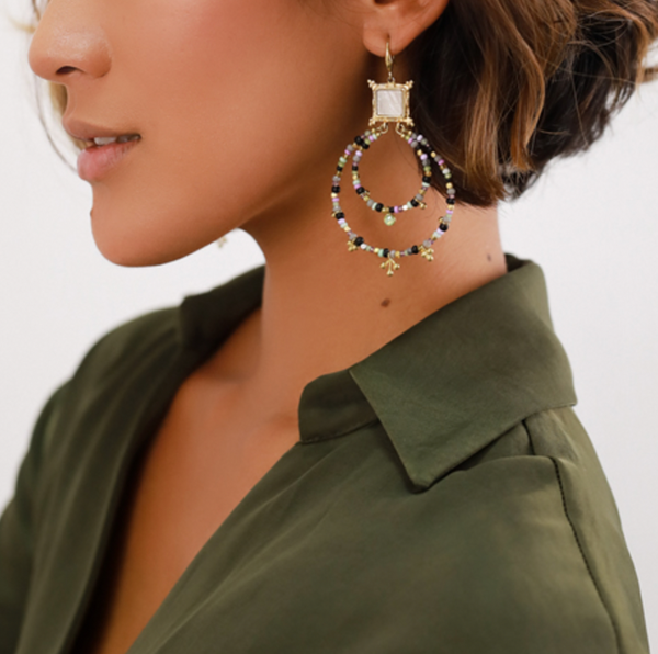 GABRIELLE XL Gypsy Hook Earrings