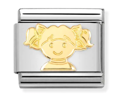 Family - Girl Gold Charm