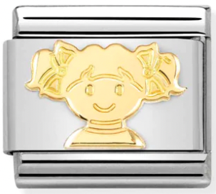 Family - Girl Gold Charm