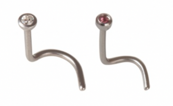 Micro Crystal Twin Pack Nose Studs CC S/S