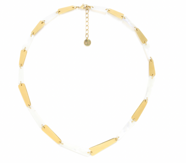 OLWEN Alternate Rectangular Necklace