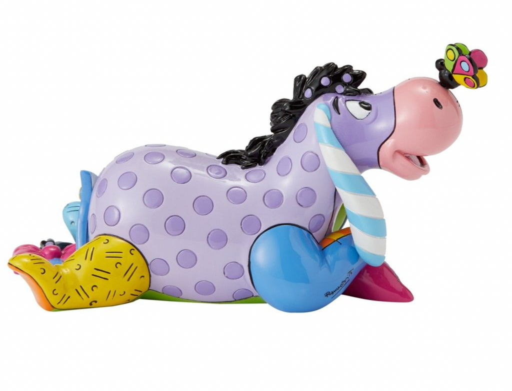 Winnie the Pooh Eeyore Lying Figurine - Mini