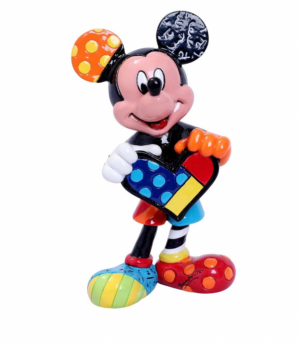 Mickey Holding Heart Mini Figurine
