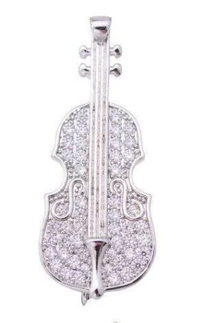 Equilibrium Brooch - Cello