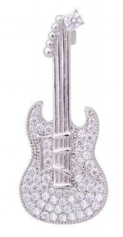 Equilibrium Brooch - Guitar