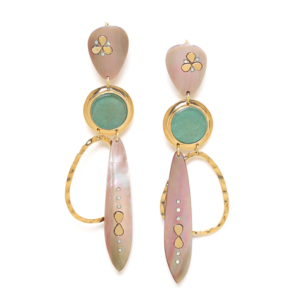 COLOMBINE XL French Hook Earrings