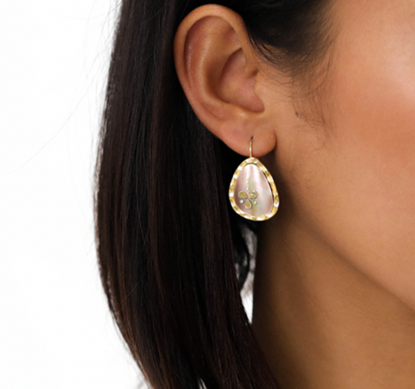 COLOMBINE Simple french Hook Earrings