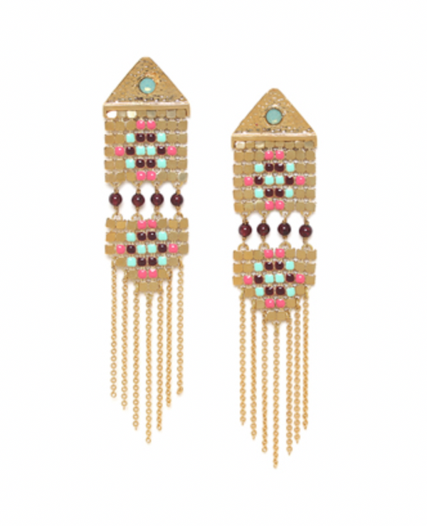 NOEMIE Triangular Post Earrings