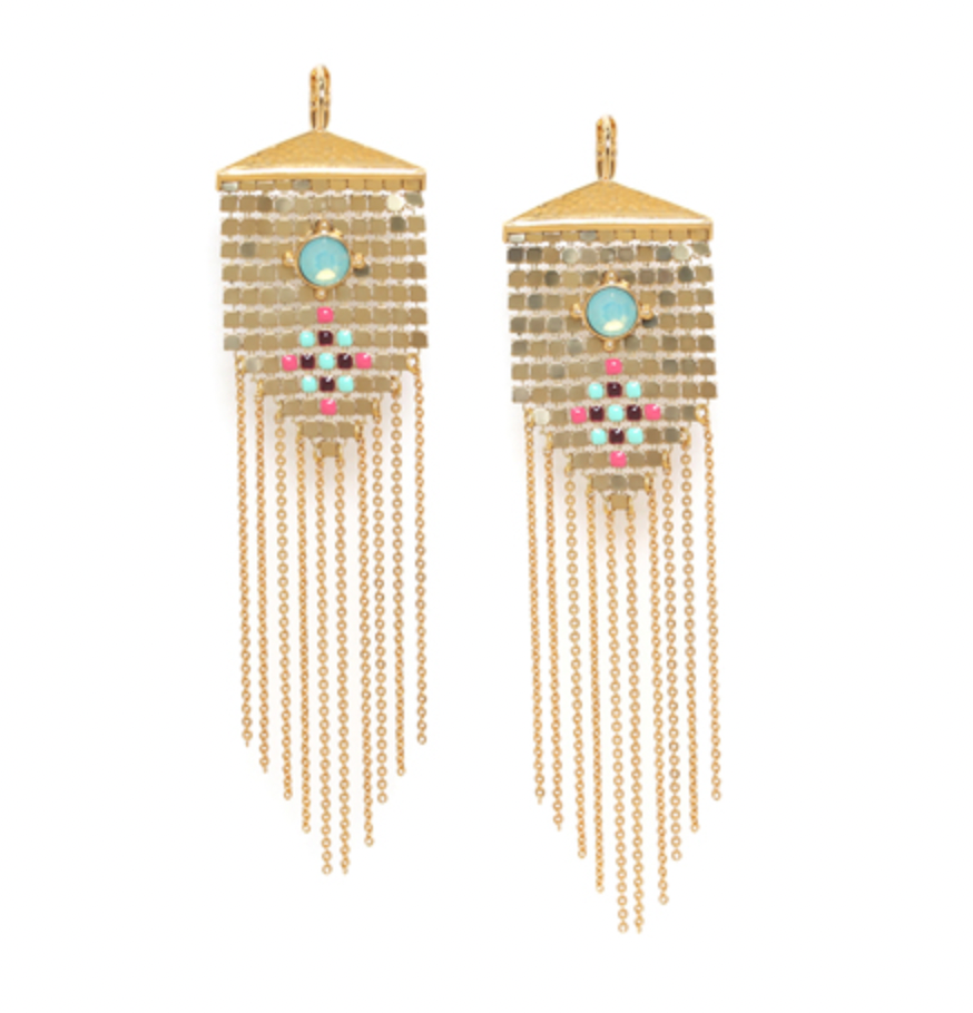 NOEMIE XL Triangular French Hook Earrings
