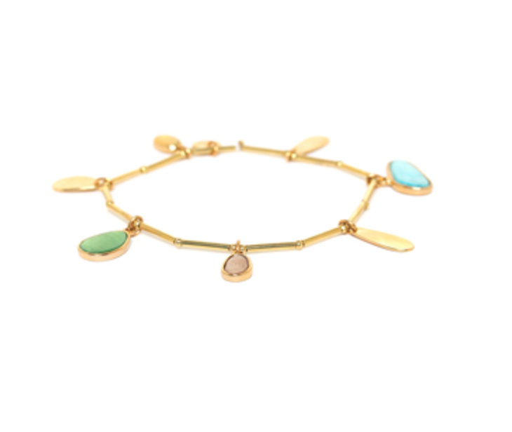 VICTOIRE Metal Tube Stretch Bracelet