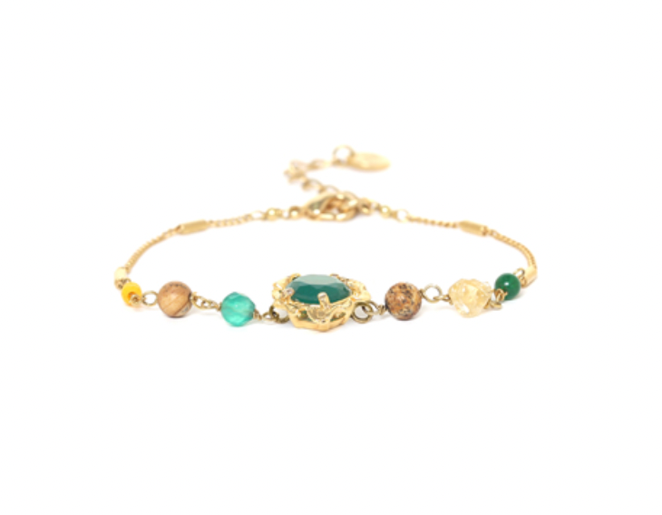 MATHILDE center flower bracelet