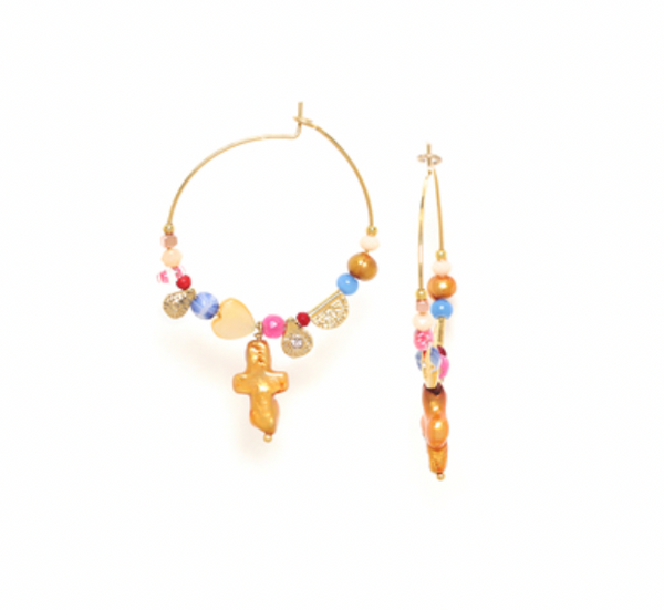 CALI Medium Creoles Earrings
