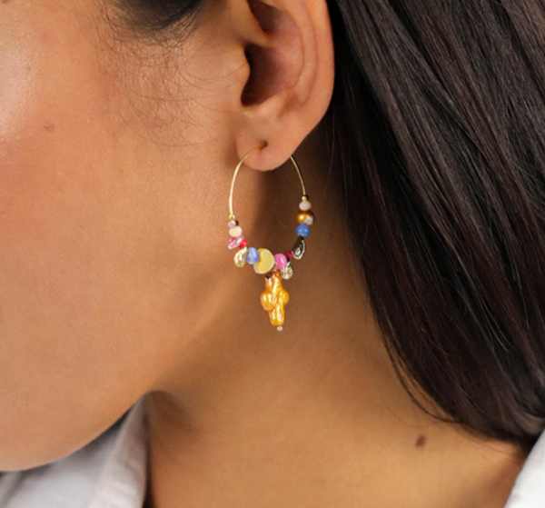 CALI Medium Creoles Earrings