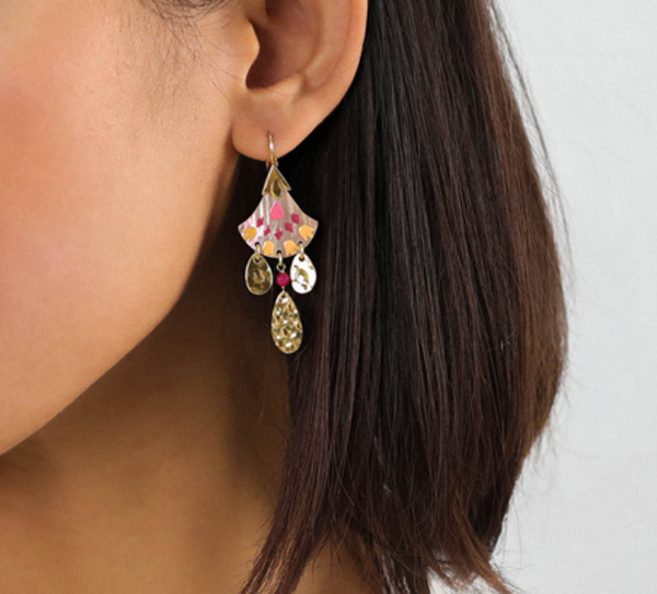 YOKO French Hooks with Dangles Earrings