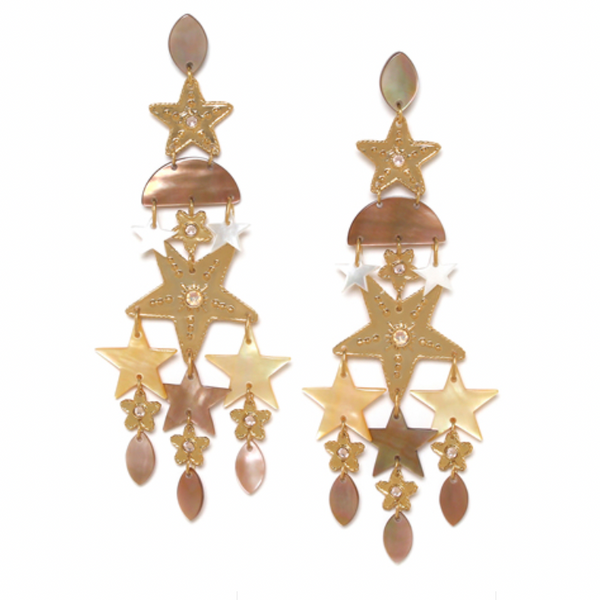 ESTRELLA XL Long Post Earrings