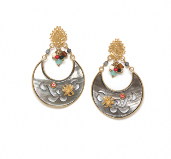 FRIDA "U" Shape Post Earrings
