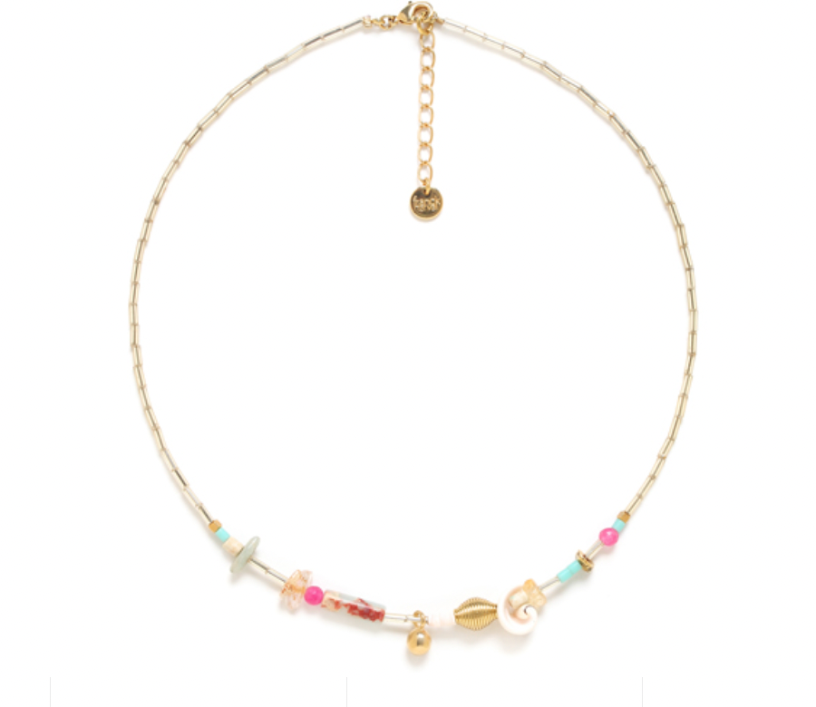 EMILY short gold necklace