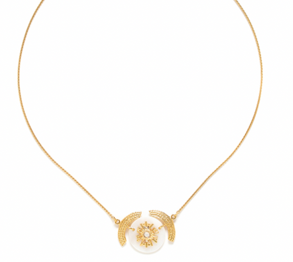 ELLEN Round Disc Necklace