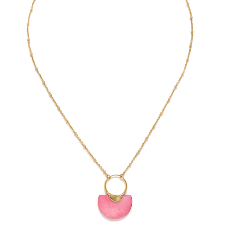 LENA Fan Shape Necklace