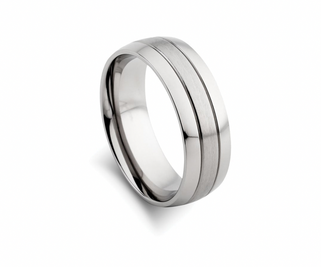 Men Rings - Stainless Steel Matte Polish