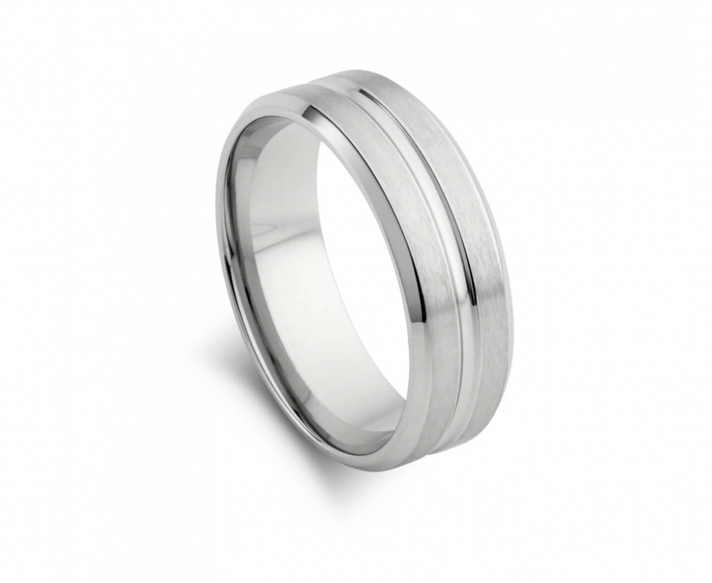 Men Rings - Stainless Steel Matte Polish