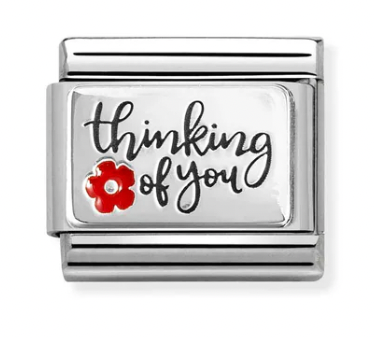 Thinking of You Silver Charm