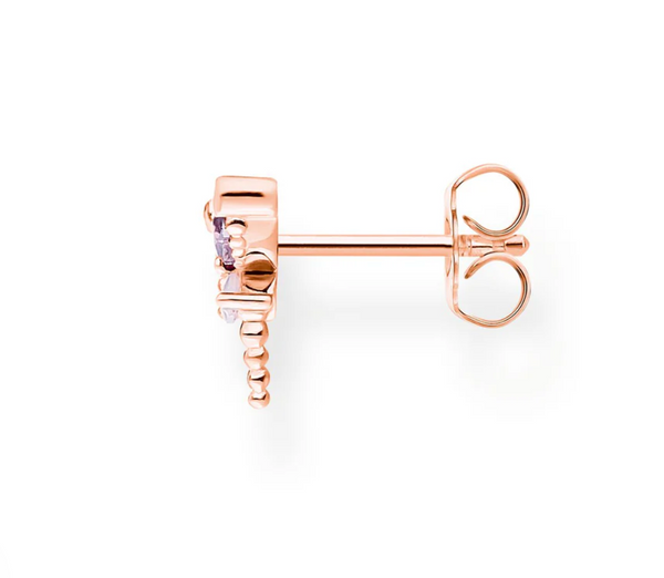 Happy Moments: Dragonfly Rosegold Ear Single Studs