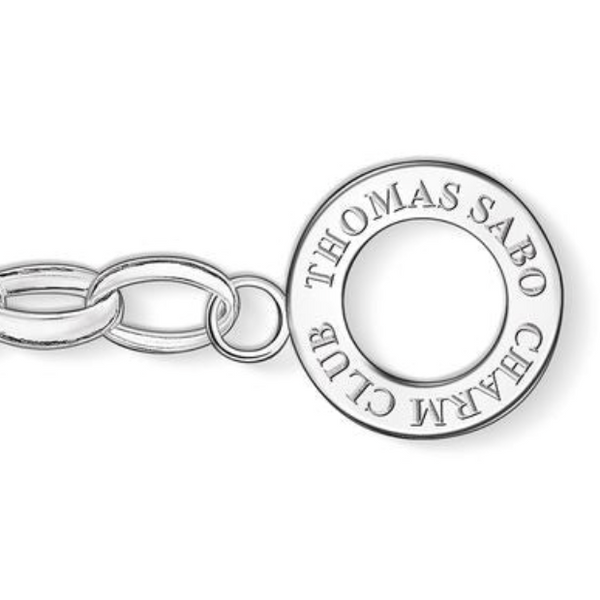 Classic Small Oval Link Silver Belcher Charm Bracelet - 2 Sizes