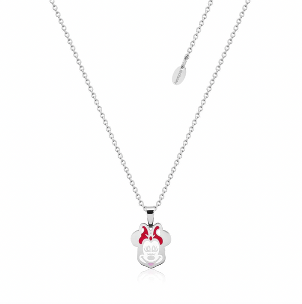 Minnie Mouse Enamel - Necklace & Earring - 2 colours available